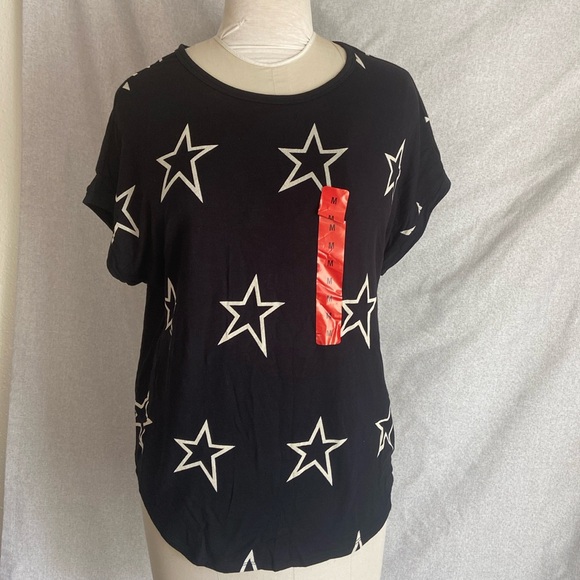 Buffalo David Bitton Ladies' Crewneck Top|Women's Short Sleeve Size M New. - Picture 4 of 5